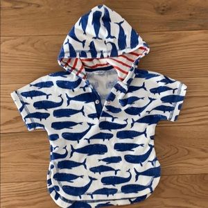 NWOT mini boden terry cover up